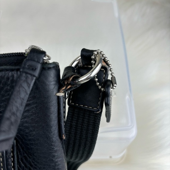 COACH PEBBLED LEATHER CROSSBODY BAG - Picture 8 of 10